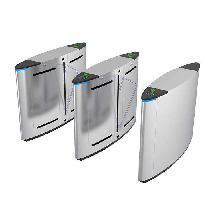 China Manufacturer Access Control Flap Barrier Gate Turnstile With RFID For Gym