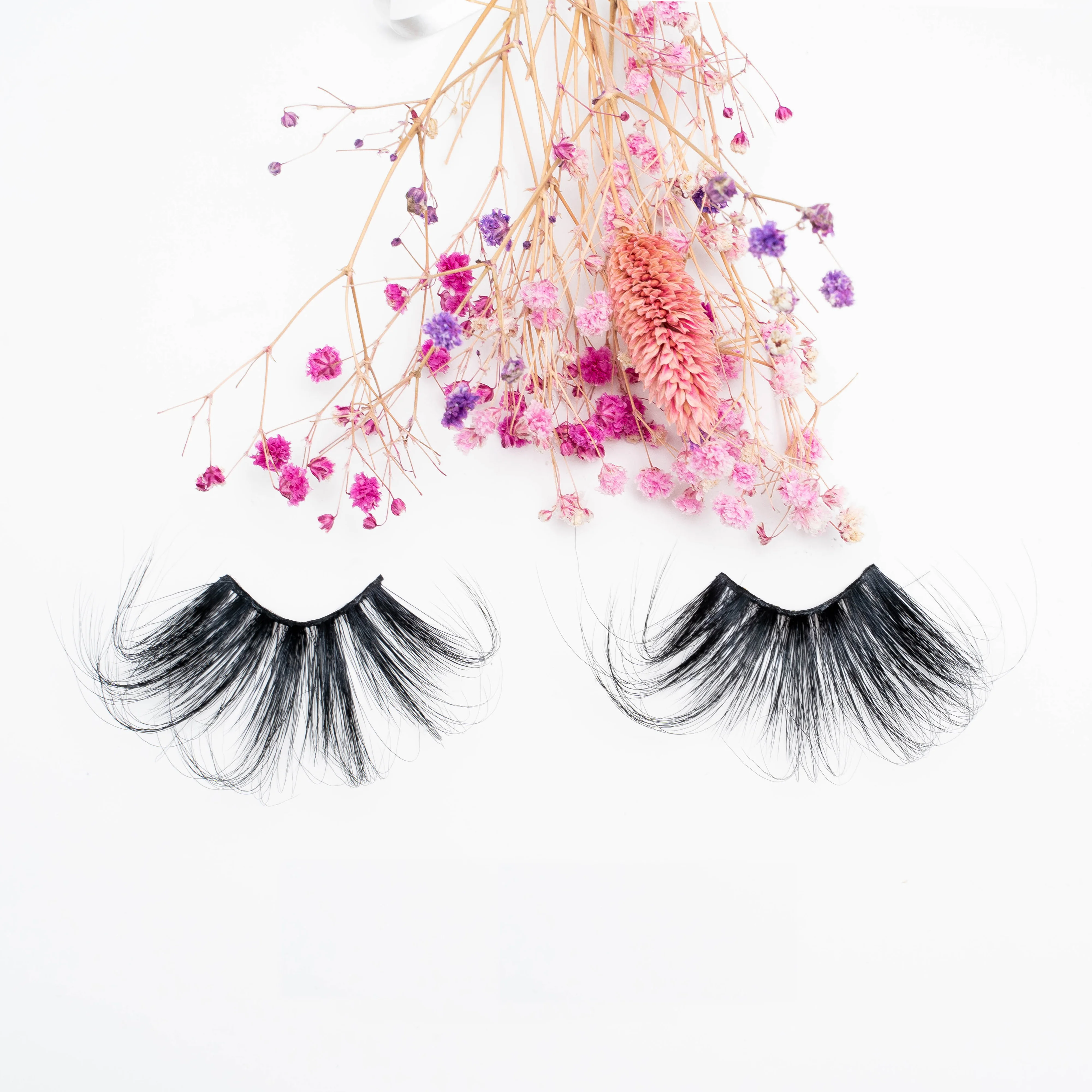 Ansta Factory Price 70 mm Best Selling  Mink Eyelashes Wholesale Vendor with customized box