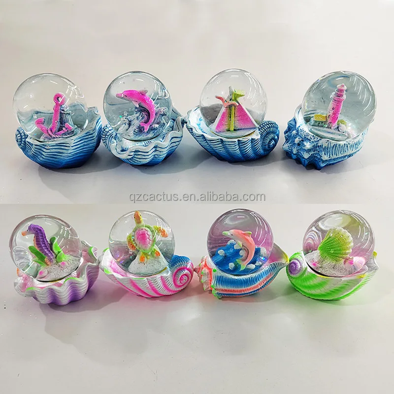 Custom wholesale American Souvenirs resin water Globe Washington DC Glass crystal Ball Albuquerque new mexico Snow Globe