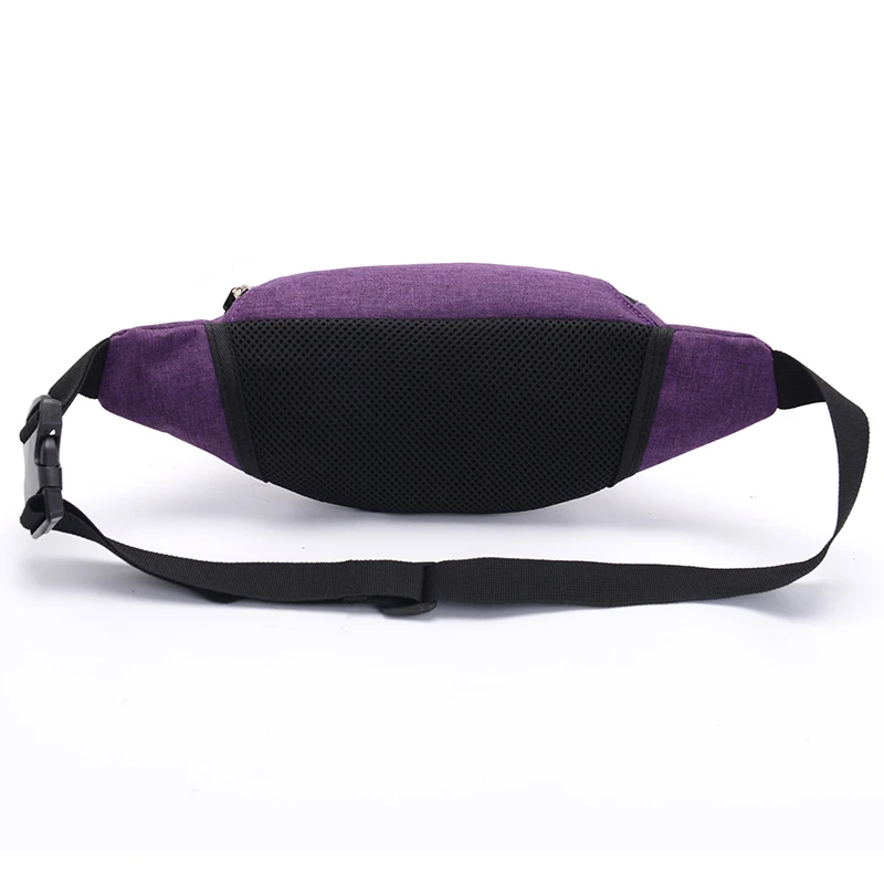 Fashion high quality cheap durable multi-color women men running belt waist bag custom fanny pack