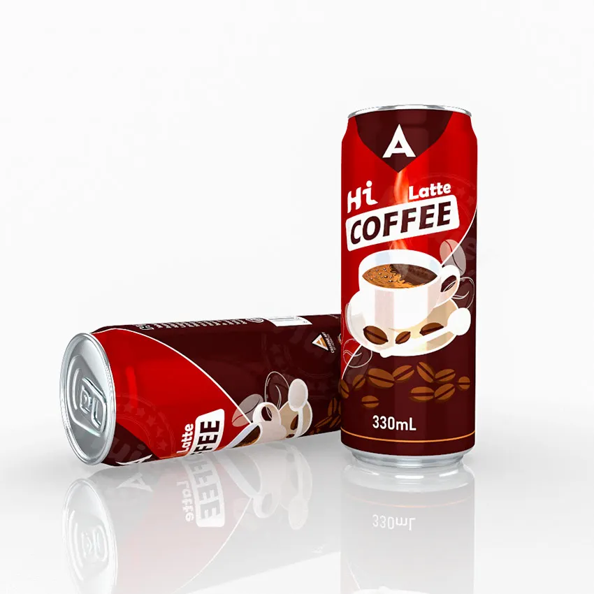 oem Mellow coffee beans Black Coffee 250ml 330ml sleek Canned Original Ready to drink wietnam Coffee Drink