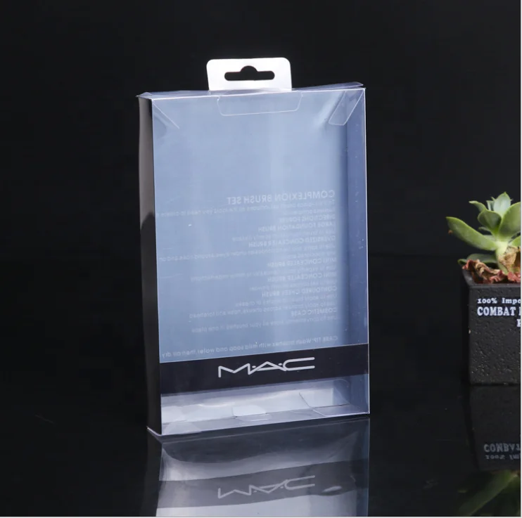 Hot Sale Custom Foldable Clear PET Transparent Box Hard Plastic Packaging
