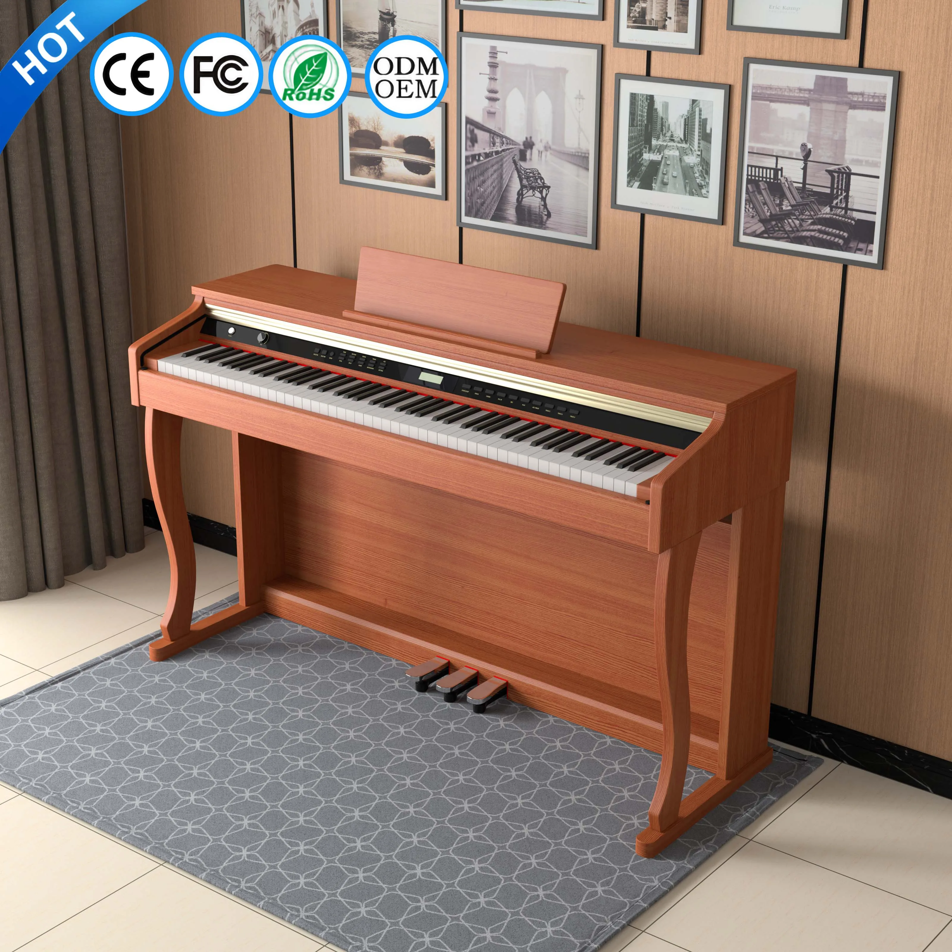 BLANTH piano digital de 88 teclas profesional electric piano digital 88 keys piano music