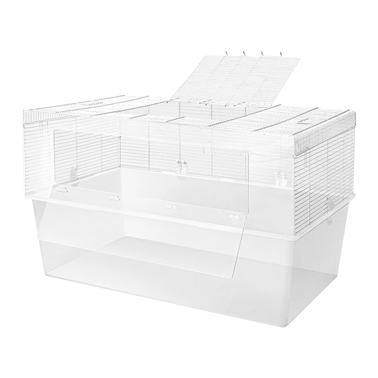 Wholesale Durable Transparent Double Door Hamster Cage luxury Hamster Cage Large Space Hamster Cage