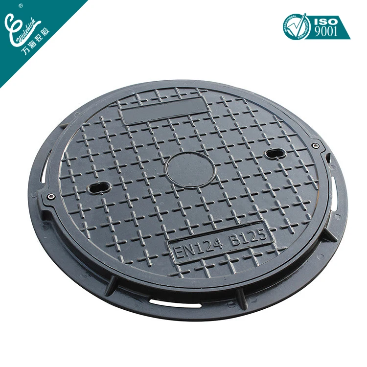
D600 Heavy Duty Smc Composite Square Fiberglass Locking Manhole Cover 
