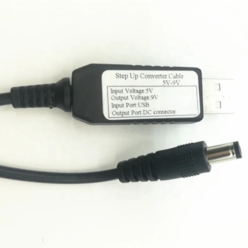  USB повышающий кабель постоянного тока от 5 в до 9 12 В usb-кабель 2 А
