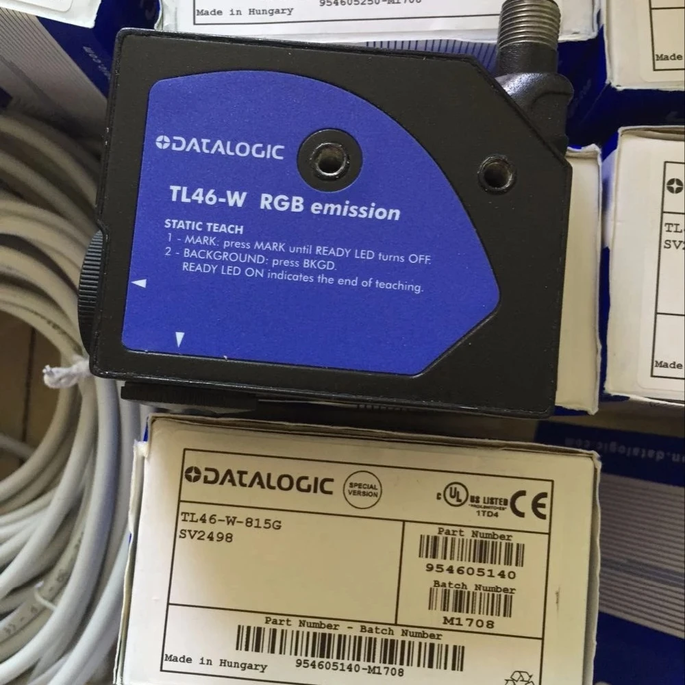 Оригинальный Италия сканер штрих-кода DATALOGIC TL46-W-815G цвет датчик контрастности