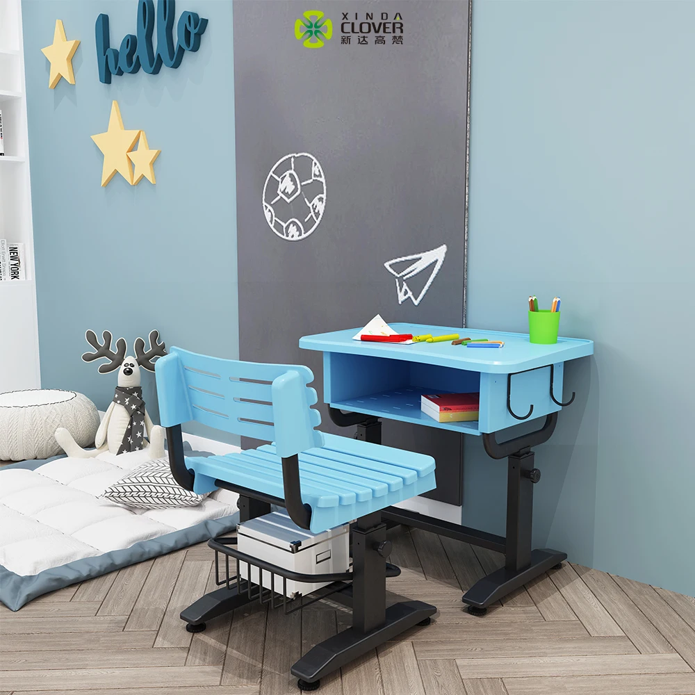 
Children Kid Set Desk Height Reading Kids Study Table And Chair Adjustable  (1600149972455)