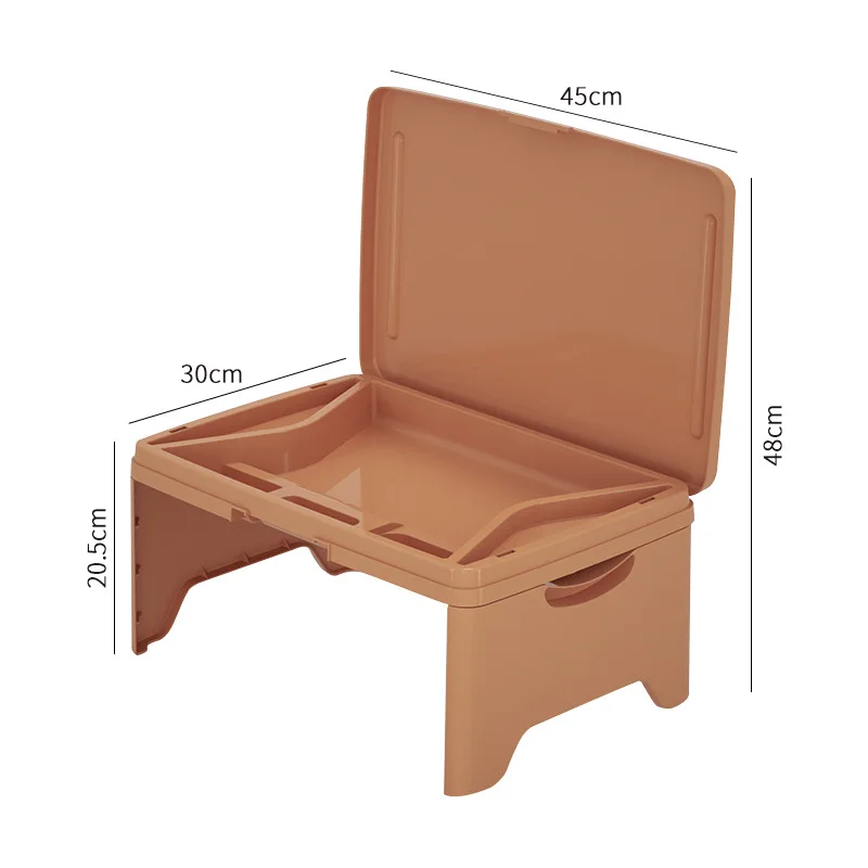 America market bed study table computer desk ergonomic folding laptop plastic stand lap desk working folding table