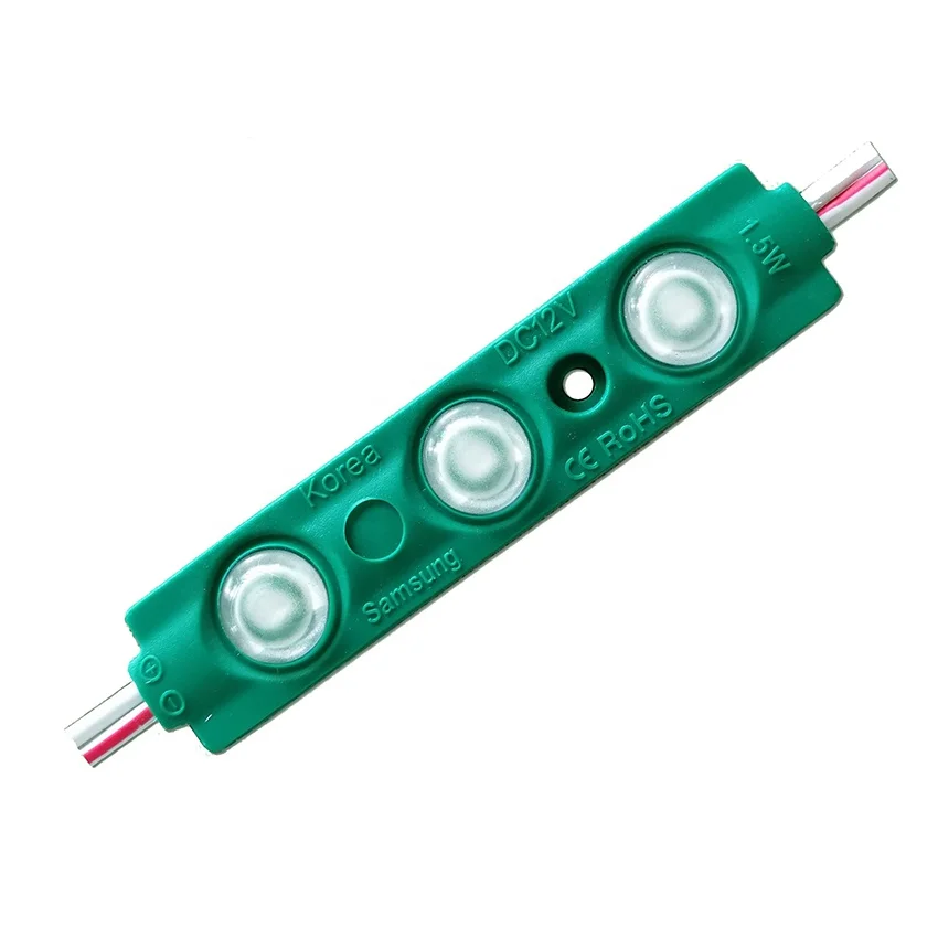  3 года гарантии dc12v 1 5 w 2835smd 5630smd чип светодиодный модуль с объективом