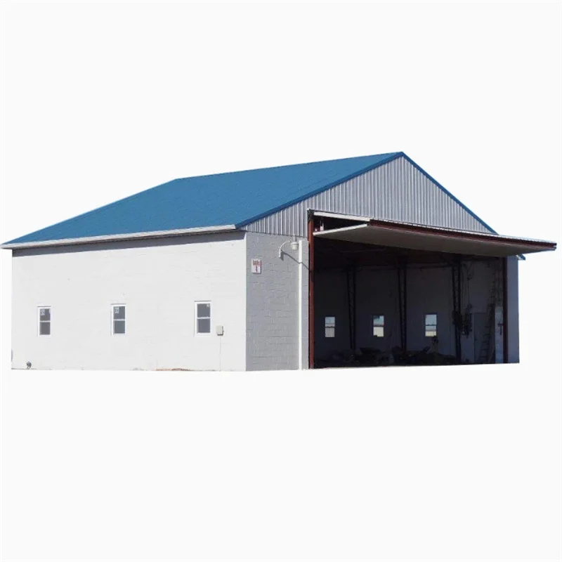 Steel Building Q345b Metal Frame Fabrication Building Platform Commercial Buildings Aircraft Hangar