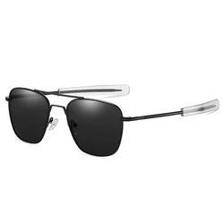 8111 Design men AO sunglasses retro polarized hd driving custom logo glasses man metal UV400 sun glasses