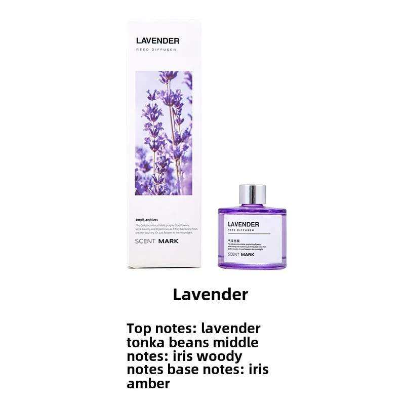 Hotel Liquid Reed Diffuser Essential Oil Gardenia Osmanthus Bedroom Deodorant Air Fresh 50ml Processing Customization