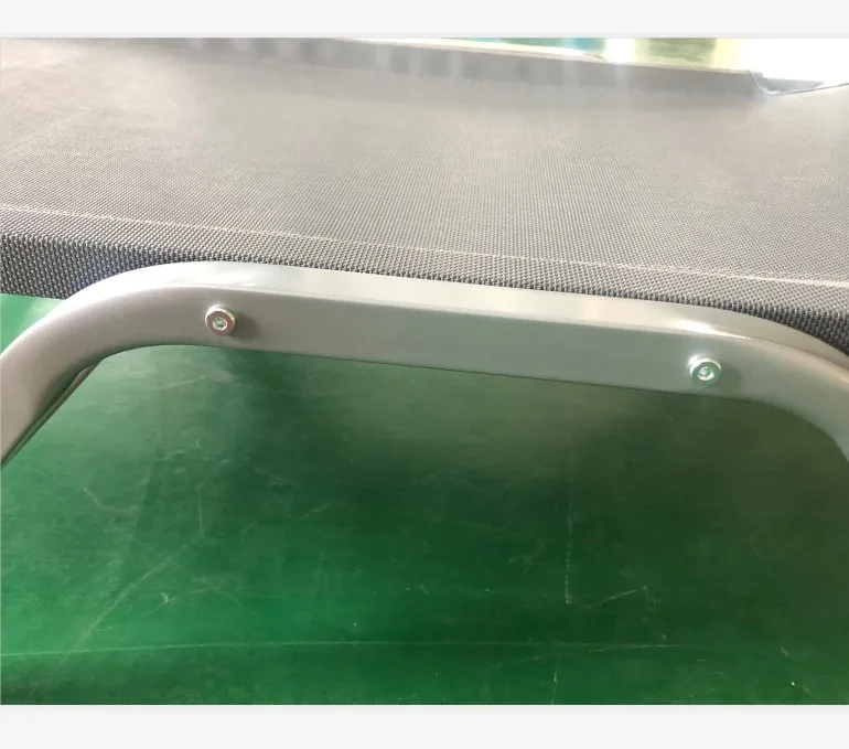 outdoor garden beach pool Aluminum Frame multi color lounge chair sunbed