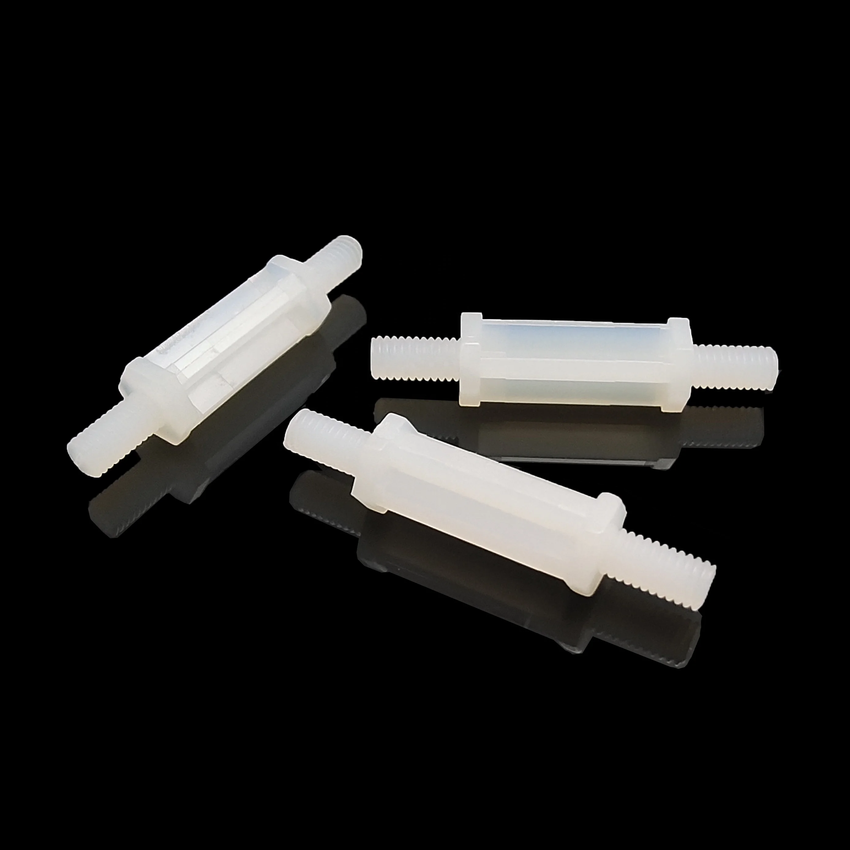 Double head male hex spacer pcb m3 plastic insulated pcb spacers l shape Circuit Board Supports