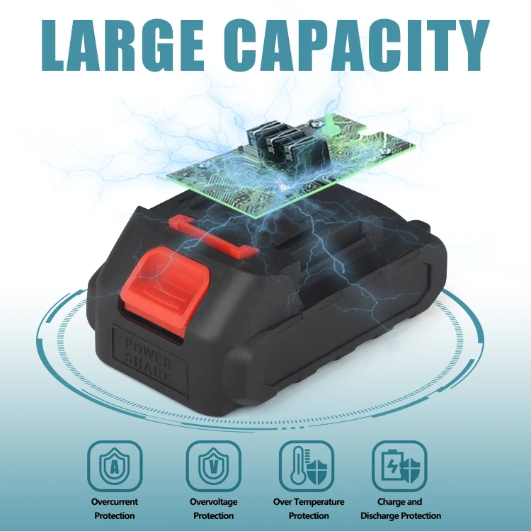 CS25 Automatic Oiler Cordless Mini 6 Inch Chainsaw Portable Battery 21V Chain Saws with Oil