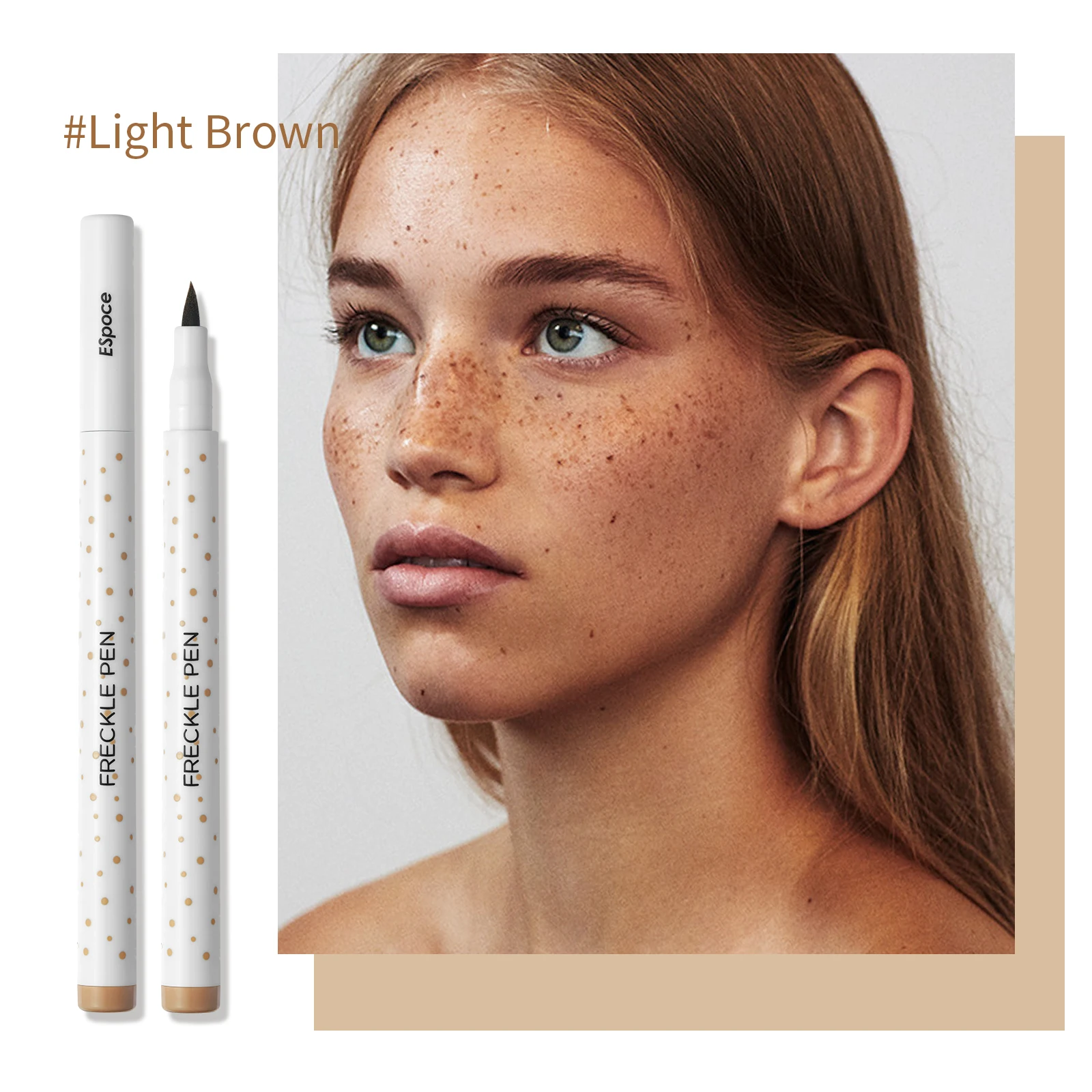 Private Label Waterproof Long-lasting Freckle Pen Wholesale Quick-dry Smudge-proof  Vegan Freckle Pen