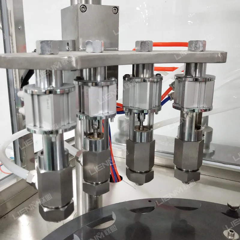 Factory price automatic aerosol filling machine aerosol spray paint liquid filling machine production line