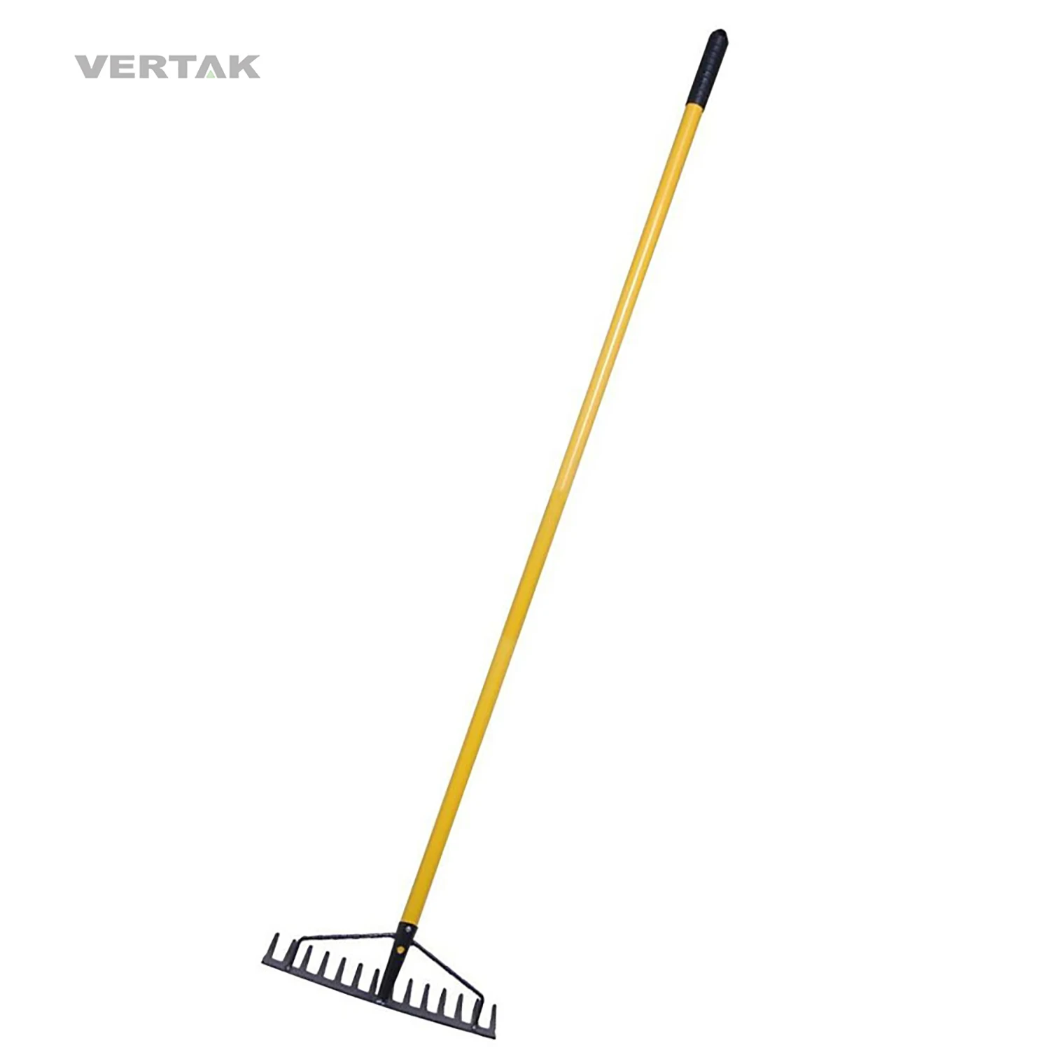 Vertak оптовая продажа сельскохозяйственные грабли с 14 зубами для газонов стальные прополки длинной ручкой