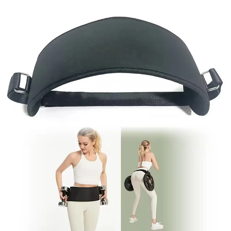 KUER 2024  Sport Fitness Gym Hip Thrust Belt for Weights Dumbbell Kettlebell Hip Thrust Pad Butt Training Band for Squats