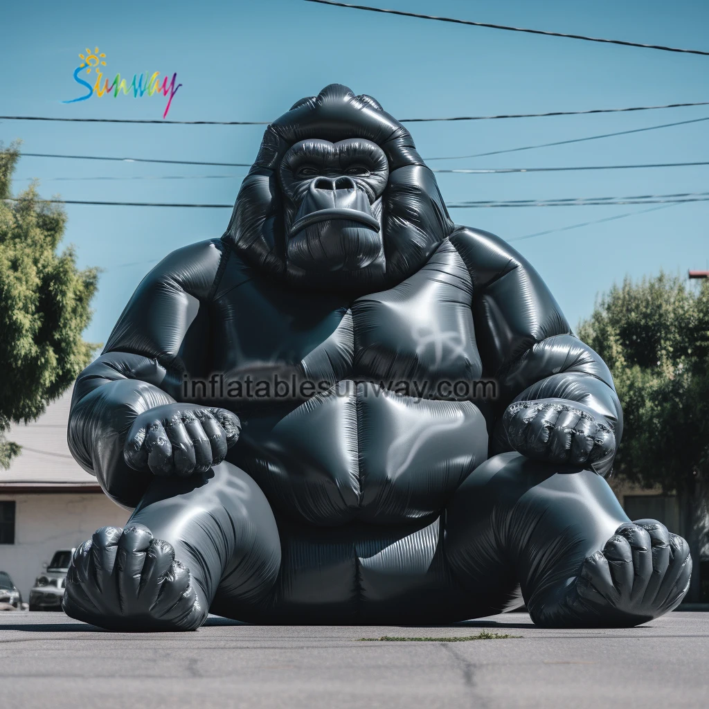 Sunway Outdoor inflatable animals inflatable Gorilla for event