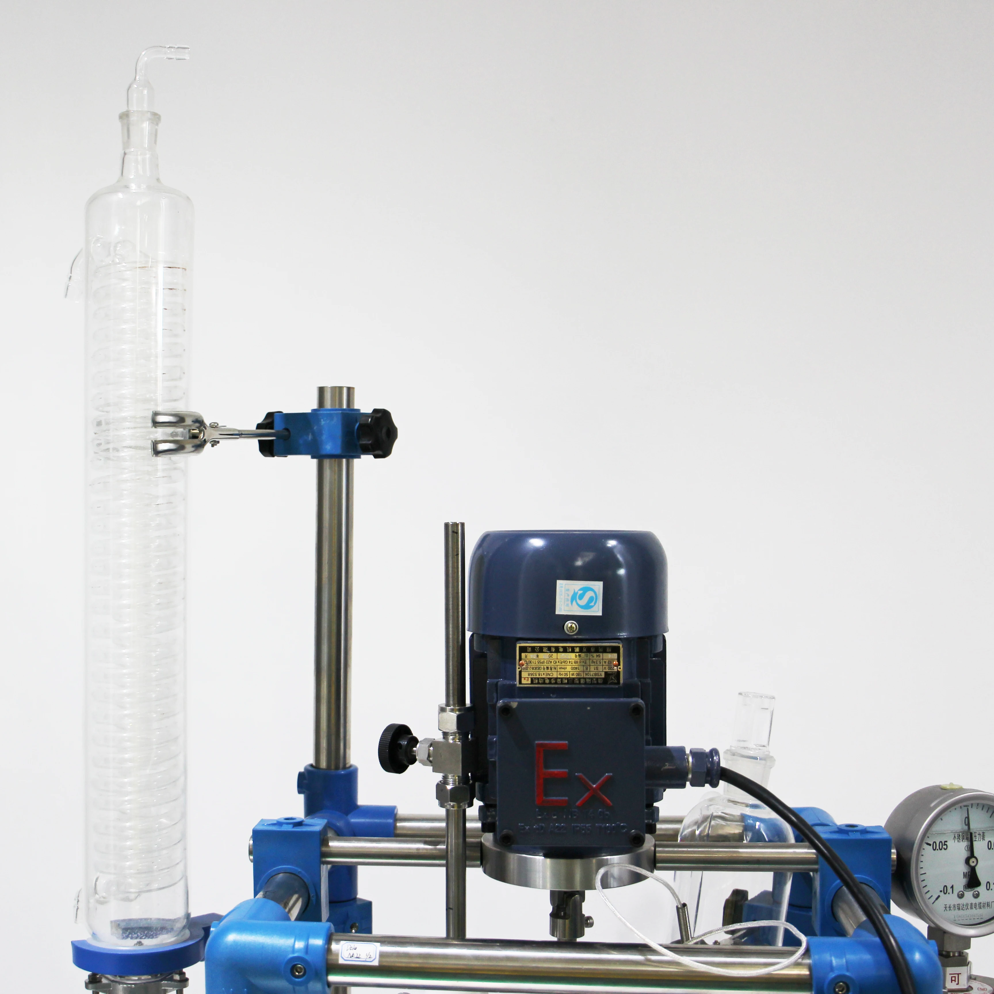 high borosilicate glass laboratory chemical glass reactor system