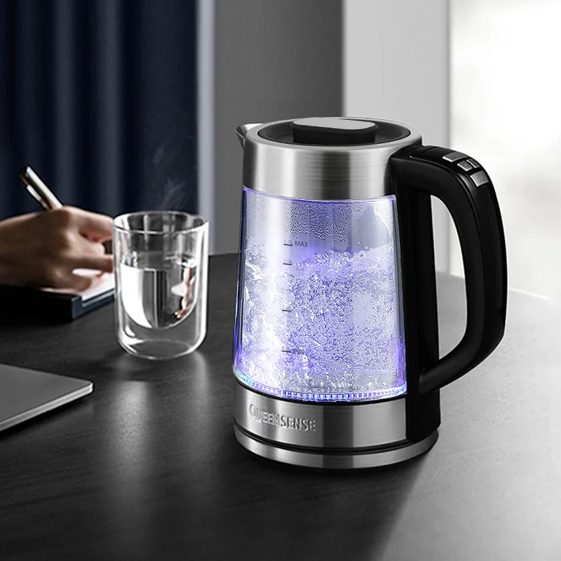 Hotel Home Kitchen Appliances Glass Kettle Boil Dry Protection Electric Kettle Keep Warm Cheap Glass New