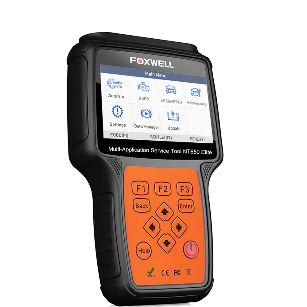 Foxwell NT650 Elite All Makes Service Tool All System Diagnostic Scanner with 25 Special Functions Updated Version of NT650