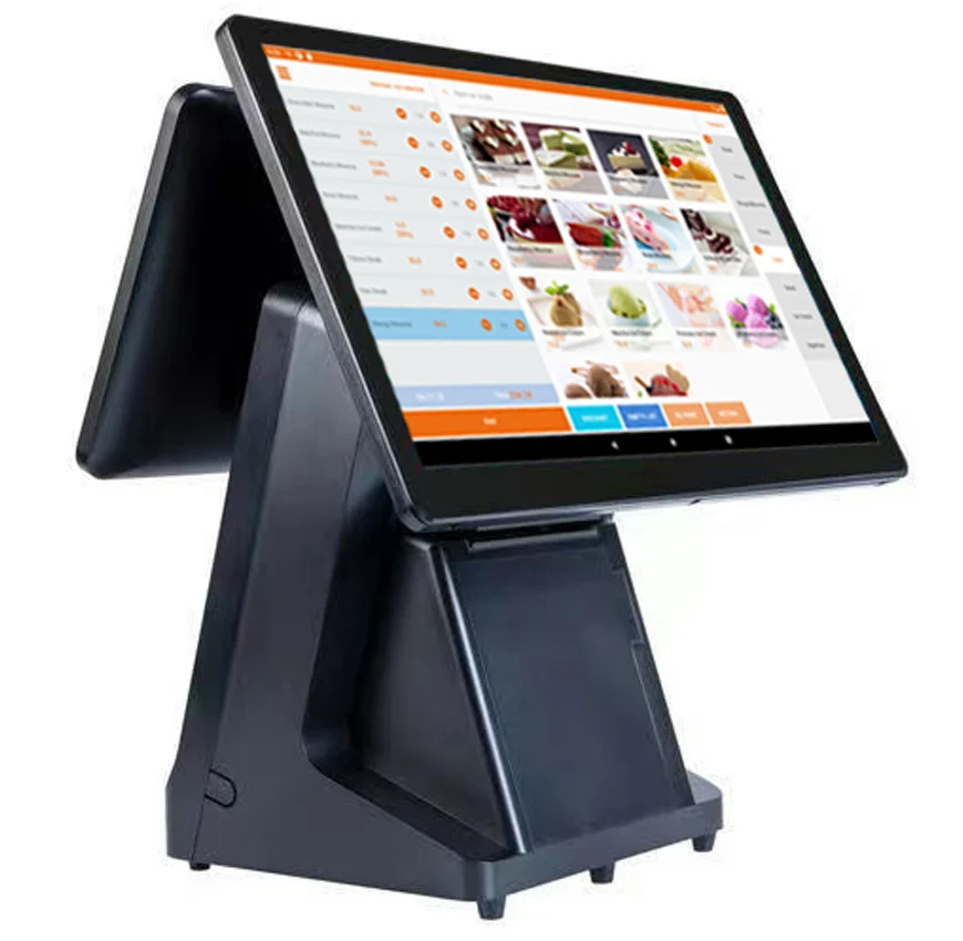 680S 15.6' Full HD 1080P Display Android or Win Pos System 80mm Printer Cash Register POS Terminal Offline Kiosk Machine