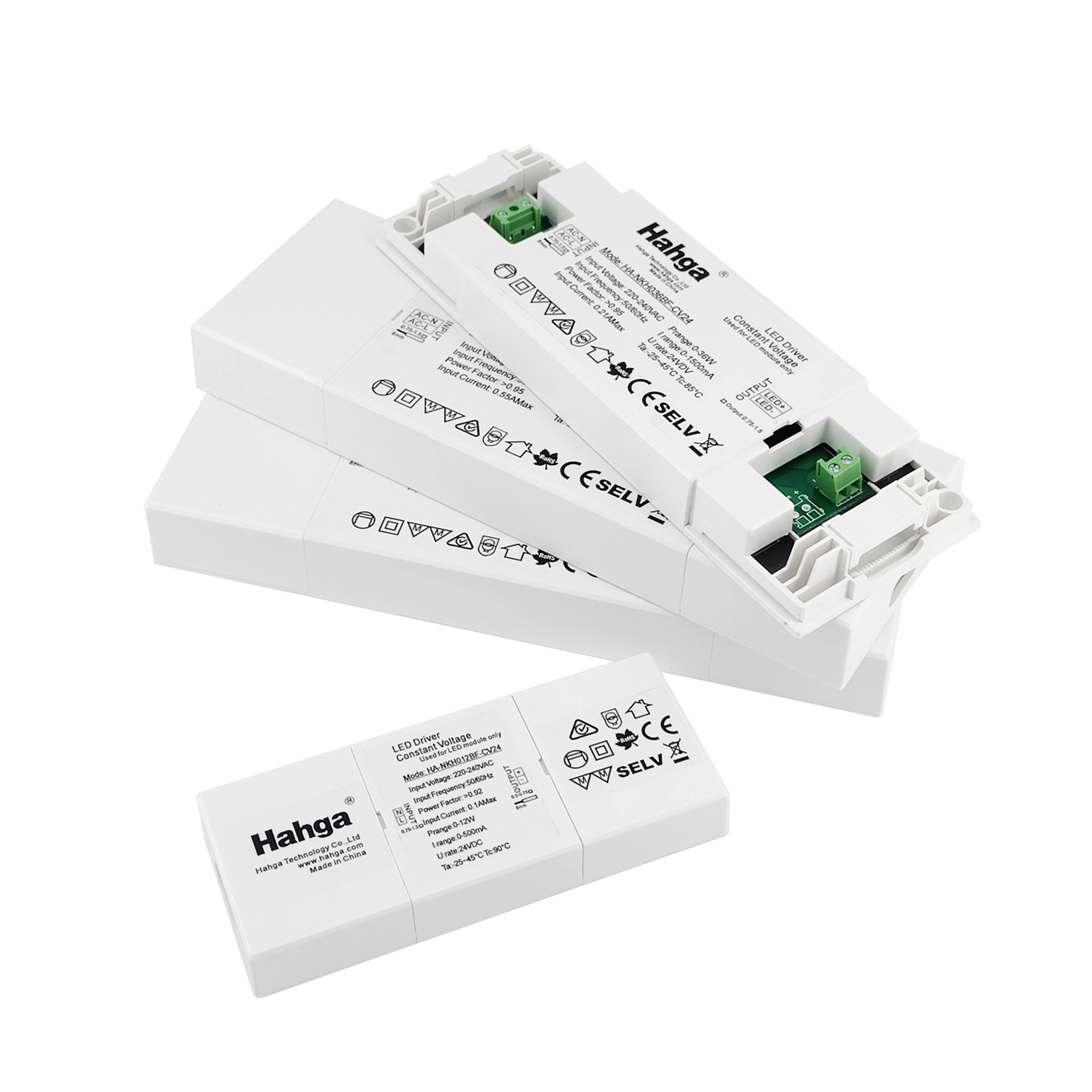 Flat PC case 150W 12V 24V switch power supply 24V led strip driver adapter PF>0.95 5 years warranty