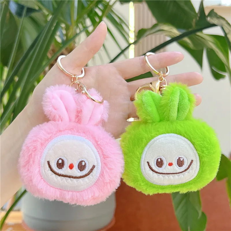 Anime Summer Hawaii kulomi Plush keychain stuffed animal Kawaii Sunglasses My Melody Pendant Schoolbag Accessory Plush toy