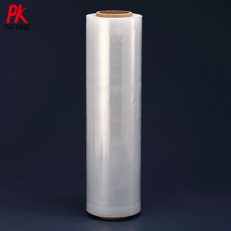 China Packaging Pallet Wrap LLDPE Shrink Wrap Manual Color Plastic Film Rolls Hand Stretch Film