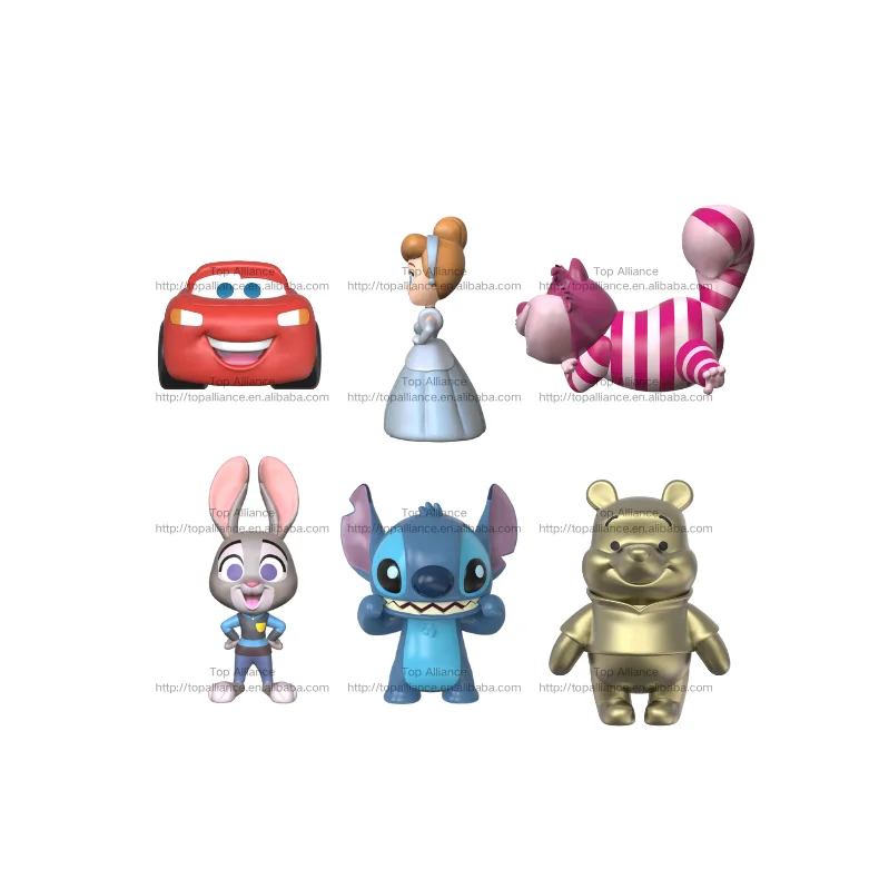 Пластиковые фигурки из аниме 3-5 см