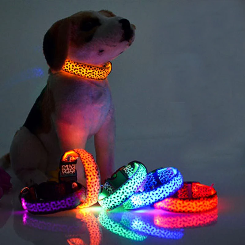 Collares Para Mascotas De Perro Para Sublimar Glowing In Dark Designers Luxury Led Dog Collar Custom