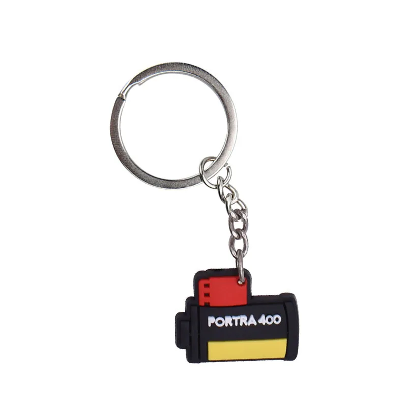 Xun Xin Wholesale Cartoon Camera Keychain Pendant PVC Soft Glue DIY Decorative Buckle School Bag Ornaments Decorative Gifts