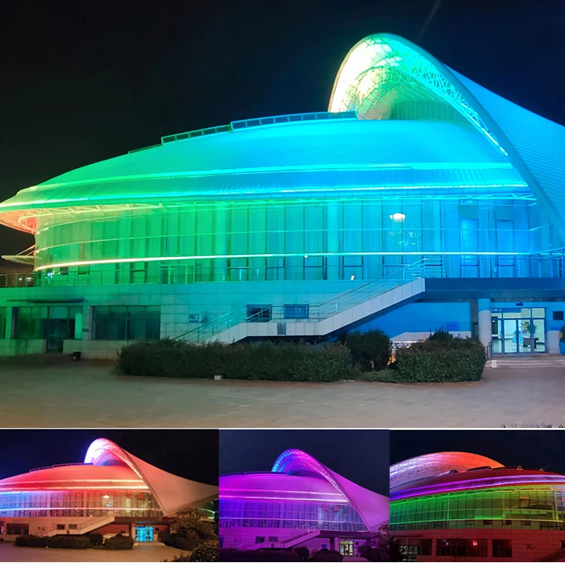 BuILding Landscape Dream Color addressable slim 12W 12V 24V DMX RGBW RGB Tube Led Linear Light Bar