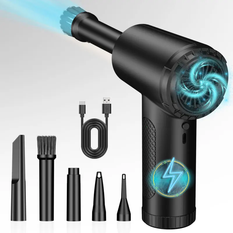 Compressed Air Duster Most Powerful 3-gear to 51000 rpm Electric Air Duster Spray for Dust Cleaning Air Blower