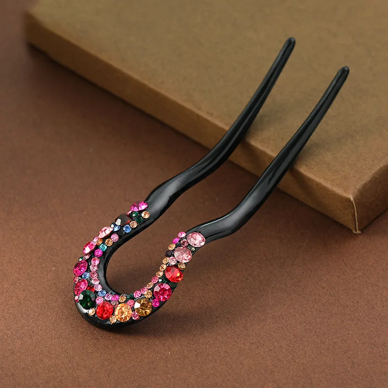 2022 современная простая шпилька для волос матовая металлическая шпилька для волос украшение для волос женская древняя уксусная кислота U-образная шпилька для волос головной убор