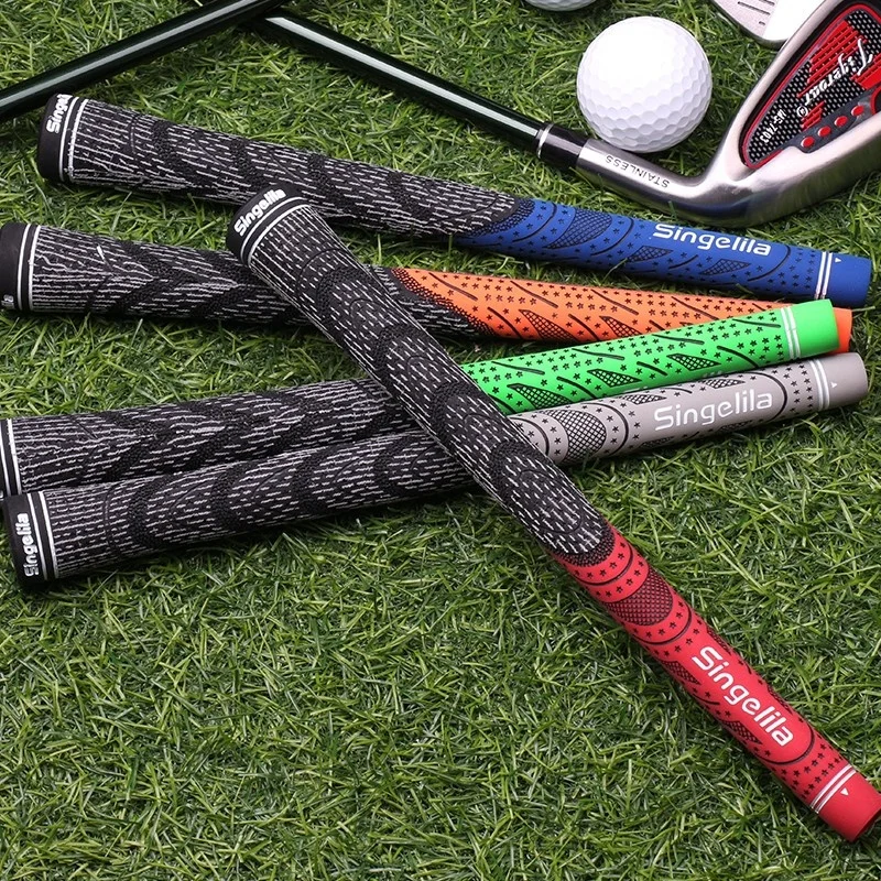 Factory Price Standard Midsize Wood Iron OEM Custom Logo Golf Rubber Cord Grip Golf Club Grips Golf Grip
