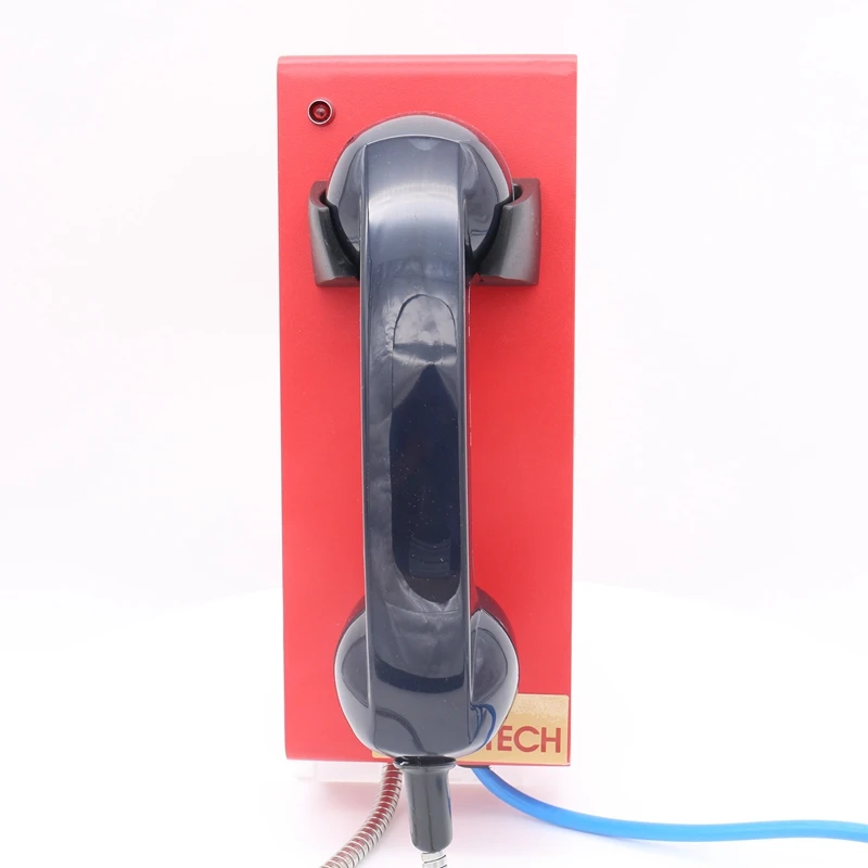 Vandal proof Rugged Desk Auto-Dial Phone Indoor Free Dial Handset Emergency Hotline Telephone for Prison Bank