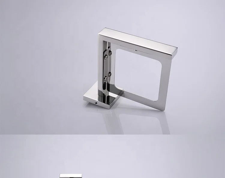 Bathroom Soap Dish Holder SUS304 Stainless Steel Fashion Smooth Mirror Bathroom Hardware Set Wall Mounted Glass Plate