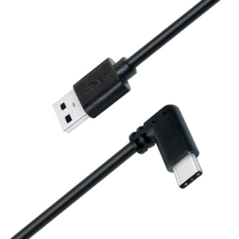 10ft 3M PVC Material USB Type-C to Type A USB A-C USB3.2  Gen1 for Quest Cable VR Headset 22AWG 5Gbps Data 60W Cables Print Logo