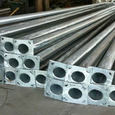 Outdoor Galvanized Q235 Street Light Pole 9.8m solar street light pole in stock