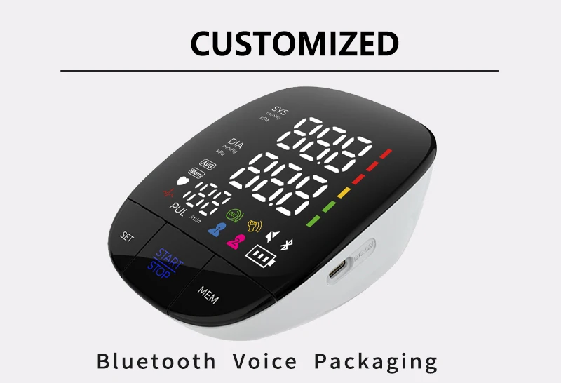 Automatic Electronic Upper Arm Blood Pressure Monitor Digital Testing Machine by Manufacturer House-Service Detector Tester