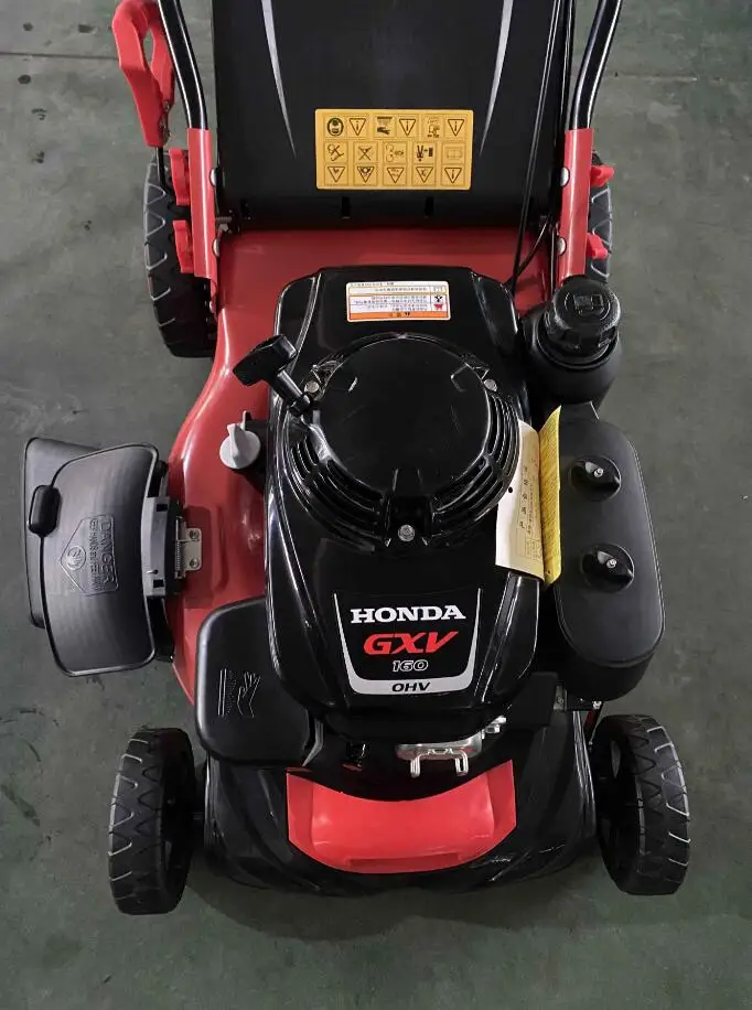 drum  gasoline four-stroke lawn mower gasoline lawn mower weeder hand push self-propelled orchard lawn mower