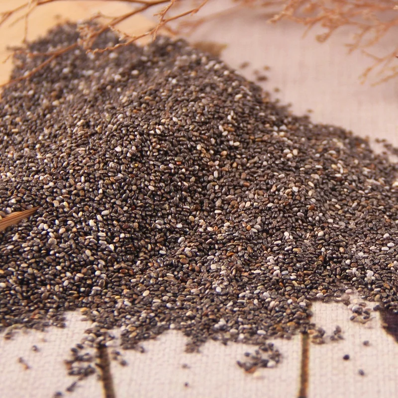 Wholesale High Quality Raw Material 100% Pure Natural Cleaned Black Bulk Organic Chia Seeds With Best Price