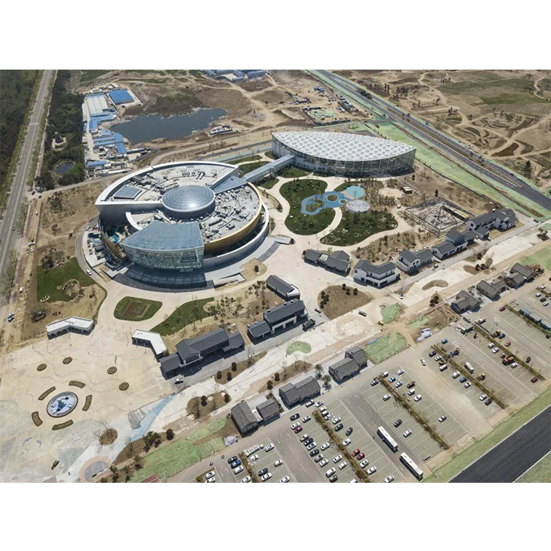 steel truss structure dome for sports ground stadium