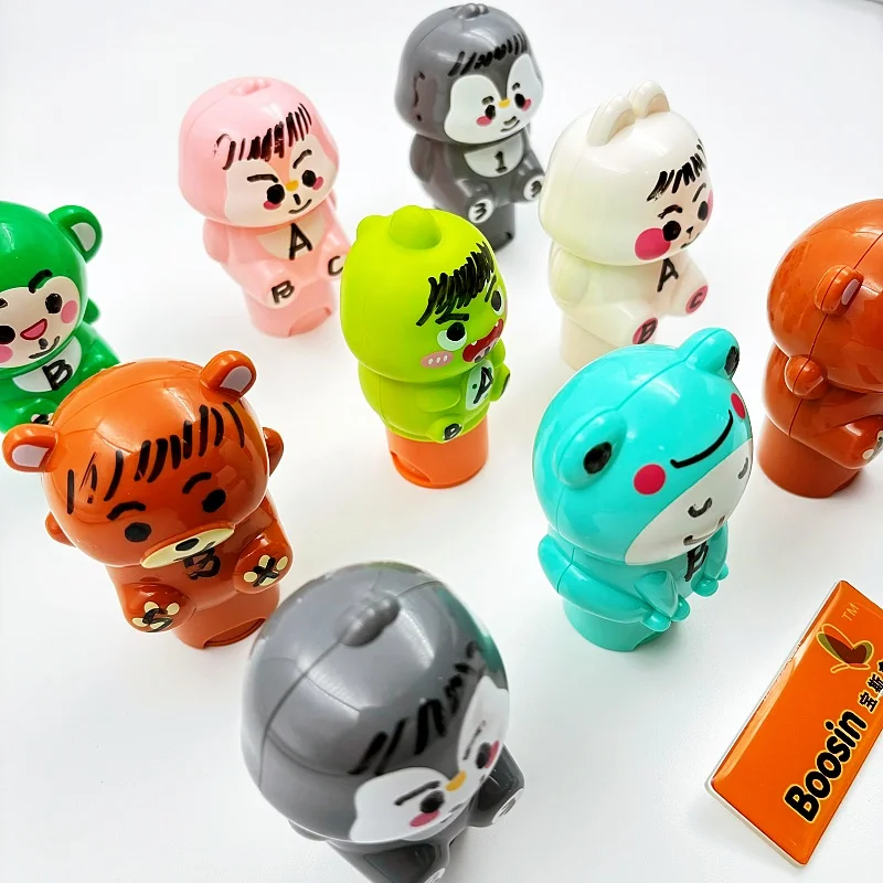 2024 Unisex DIY Creative Animal Sticker Toys Educational Handmade Reusable Plastic Seal Kids Quiet Books Children New Products