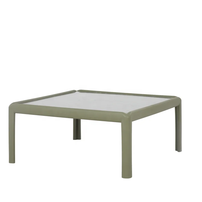 Patio Garden Kitchen Park Modern Design General Use PP+ tempered glass table