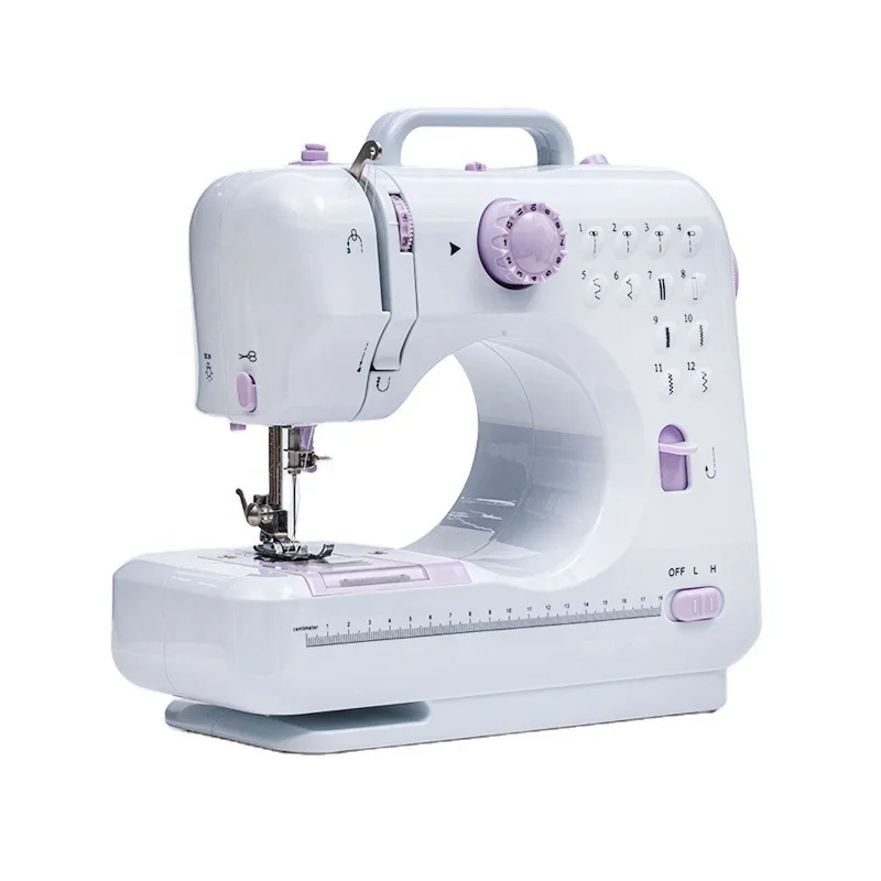 Tengxing household sewing machine 505A Mini sewing machine cross-border portable lock small handheld miniature electric